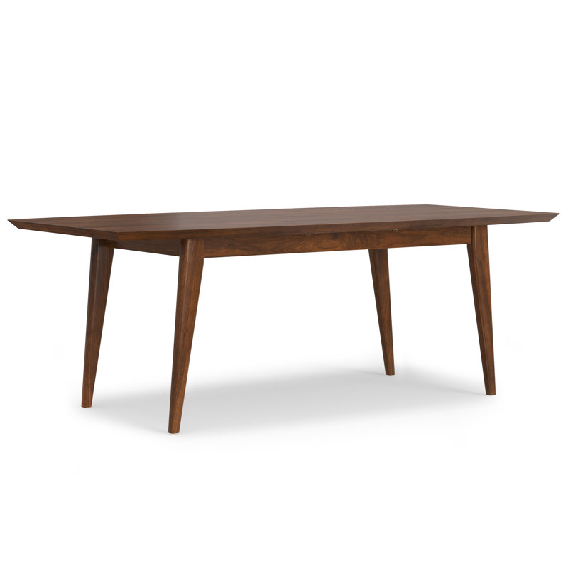 Walnut Mid-Century Modern Extendable Dining Table for Eight