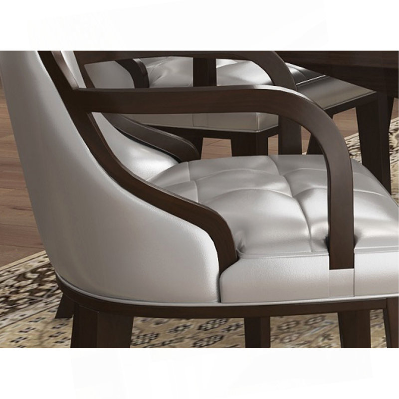 Chaise de salle à manger en argent