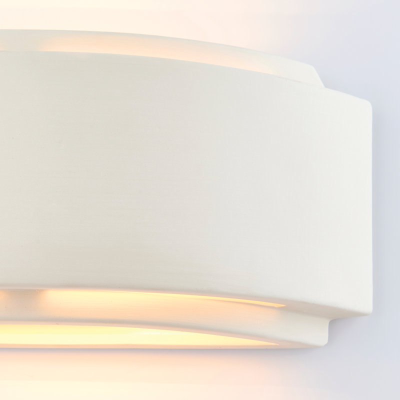 Oxbrooke Ceramic Flush Mounted Sconce