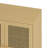 4-Doors Rattan Mesh Storage Cabinet, Sideboard With Eight Storage Spaces, For Entryway, Living Room, Hallway (Natural)-253433980