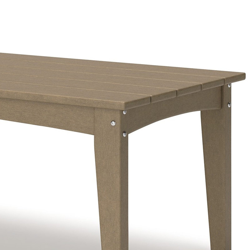 Table basse d'extérieur Lynbrook, Brun