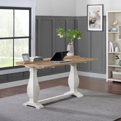 Sarcoline Solid Wood Flip-Top Sofa Console Table