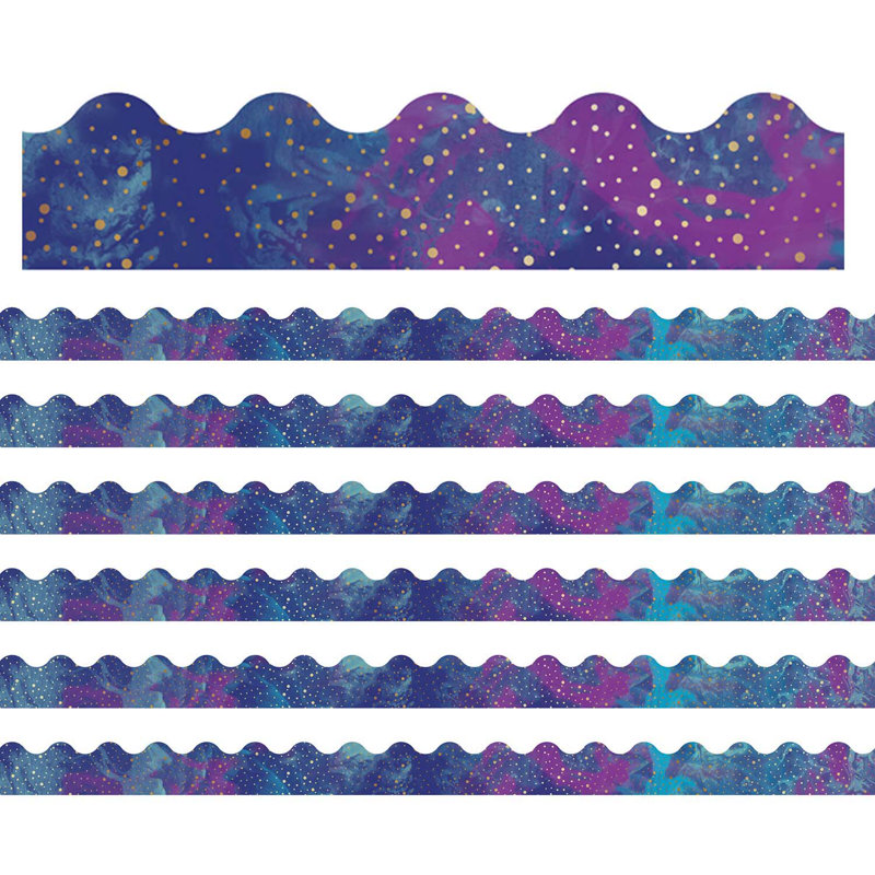 Bordure festonnée galaxie