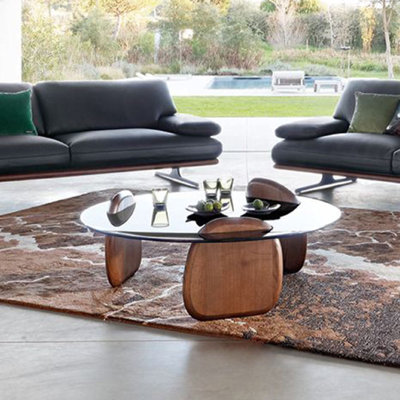 Glass Top Coffee Table