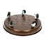 Support pour plante en fer 2 pièces 14 "Aagna-1614313073