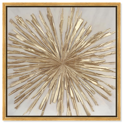 Golden Zenith Canvas Elegant Nature Art by Art Remedy