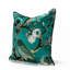 Housse de coussin réversible en soie à imprimé animal