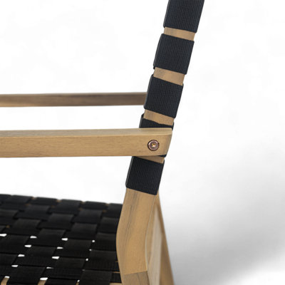 Payton Acacia Wood Armchair Set