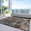 Tapis taupe Xhevrie intérieur / extérieur lavable à la machine-1538227452