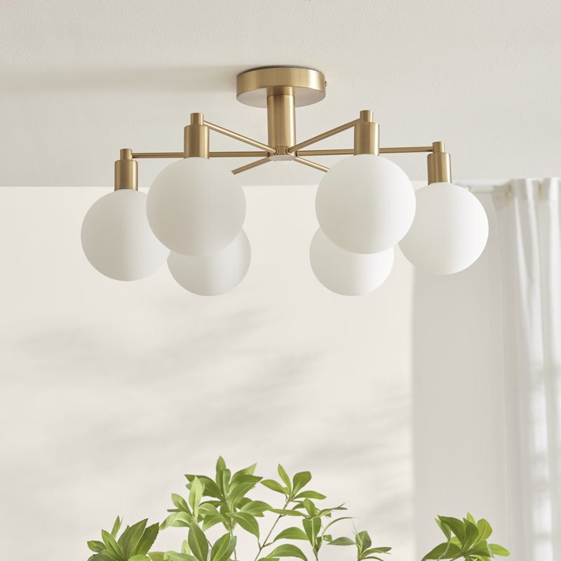Denislav 6 - Light Metal Globe Pendant
