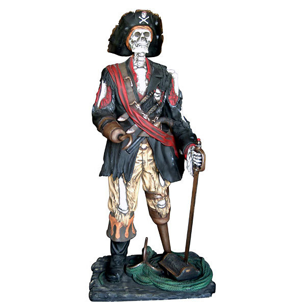 Skeleton Pirate Figurine