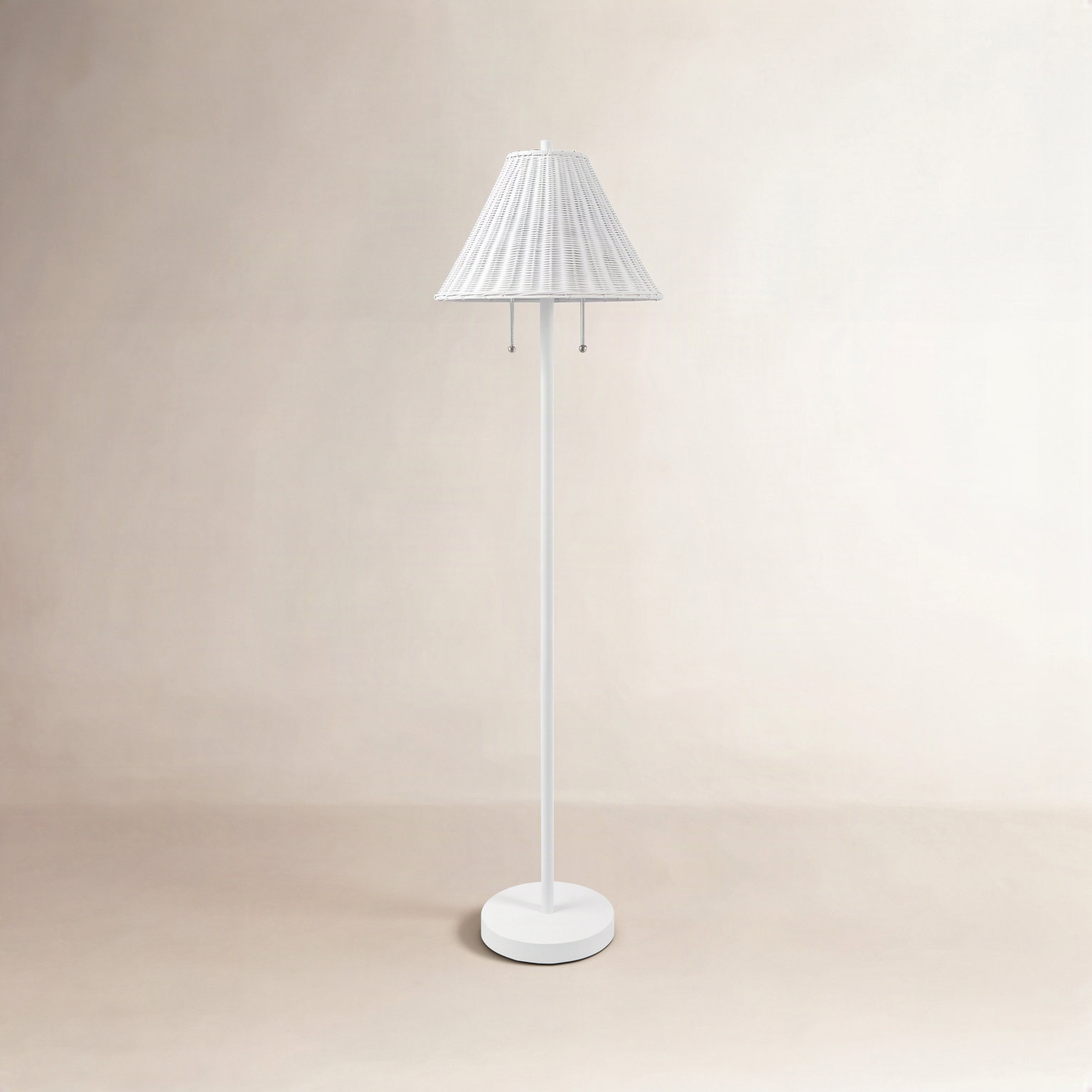 Igby 61 " Floor Lamp, White
