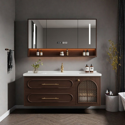 French retro style stylish bathroom cabinet