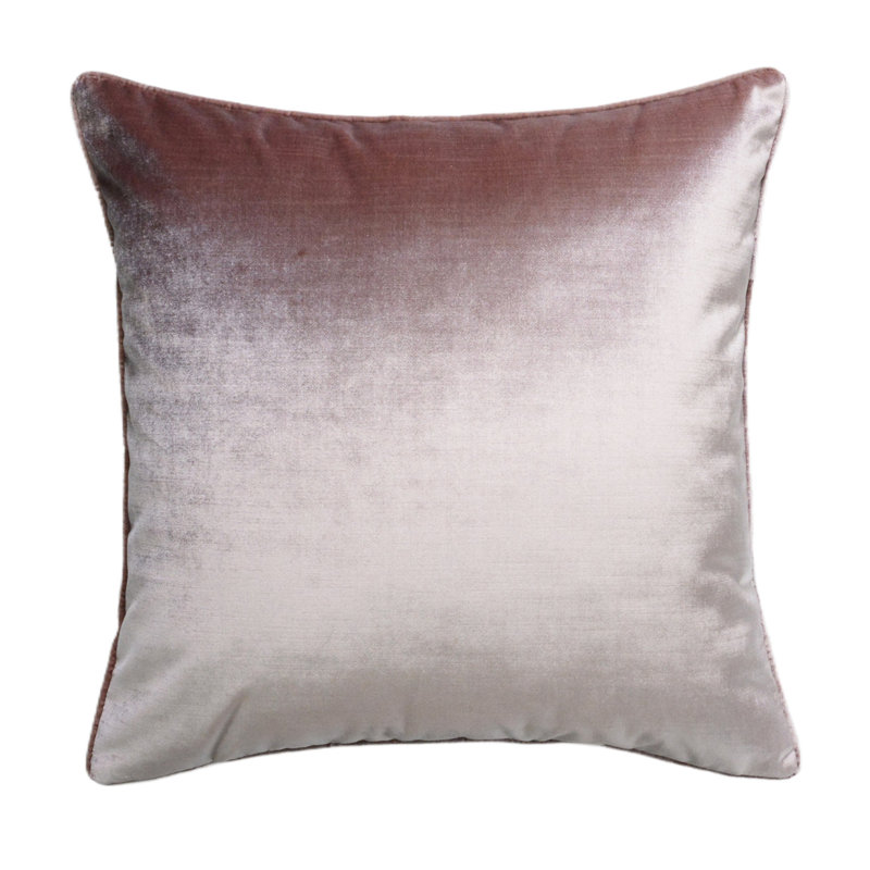 Cloud9 Design Castle Hill Zain Decorative Pillow – 22" x 22" Velvet Square Accent Cushion for Sofa, Bed &amp; Lounge Seating