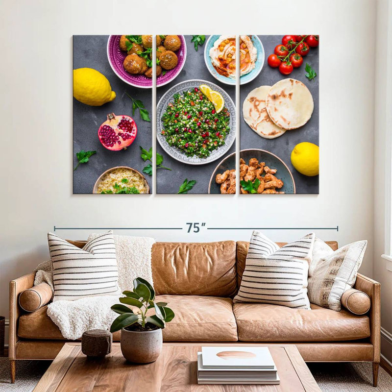 Yarlin Middle Eastern Feast, 42" H x 65" W