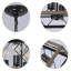 Lustre suspendu industriel 16 lumières en noyer de 16 po - Cage moderne en métal, luminaire suspendu réglable, cuisine / salle à manger, ampoules non incluses