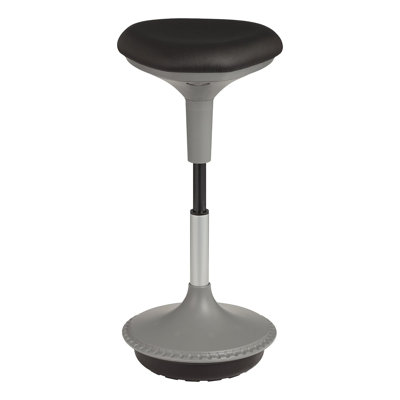 Adjustable Height Backless Foam-Padded Active Learning Stool