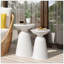 Ensemble de 2 tables d'appoint en fer Serenita-446860295