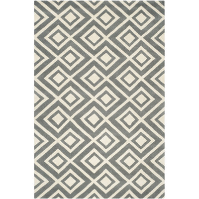 Huntersville Geometric Wool Hand Woven Area Rug