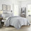 Ensemble de courtepointe réversible en coton standard Stone Cottage Rashon