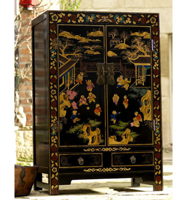 Hangzhou 2 Door Solid Wood Wardrobe