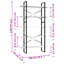 Hars 175 cm H Bookcase-951100228-951100282