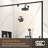 44-48"W x 72"H Pivot Semi-Frameless glass Shower Door with 1/4" Tempered Clear Glass, Reversible Installation-119321836