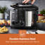 GEEPAS Deep Fat Fryer – Adjustable Thermostat, Viewing Window, Cool-Touch Handle, Non-Stick Inner Pot, Indicator Light and Compact to Family-Size Options