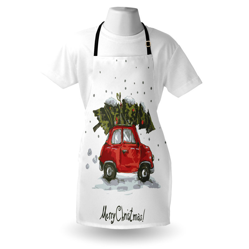 No Pattern Bib Apron