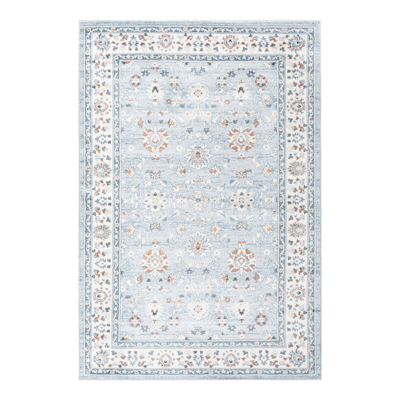 Floral Area Rug, Rectangle 185.4cm x 274.3cm