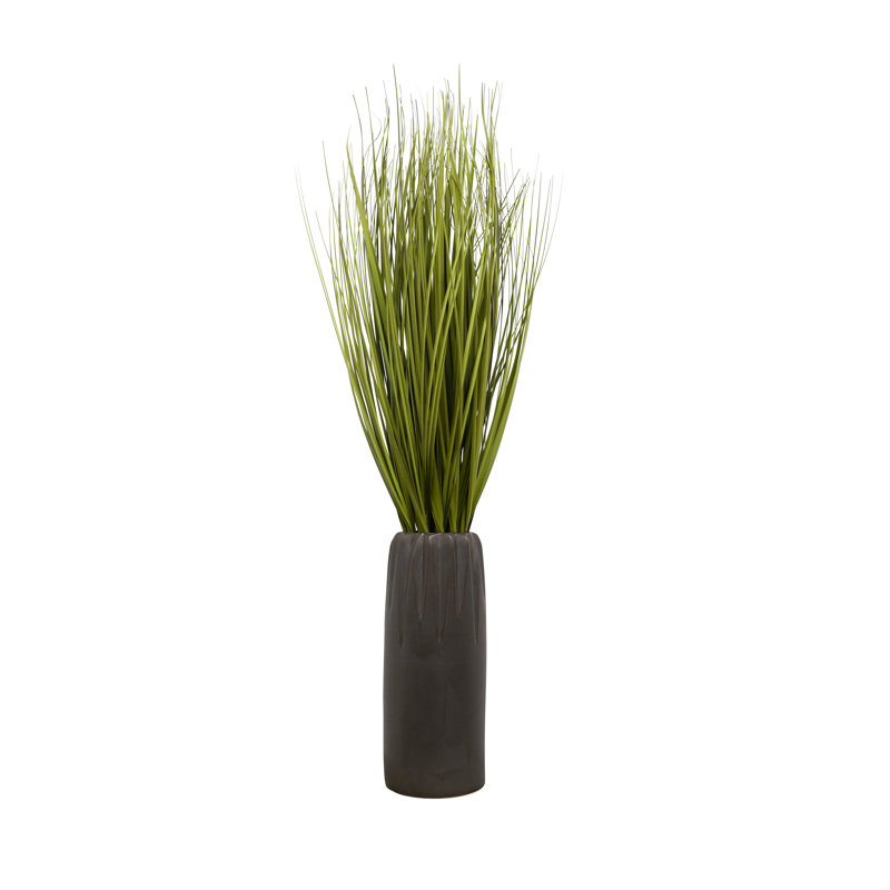 Herbe artificielle de 36 po en pot