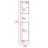 Ibis Linen Cabinet, Double Doors, Four Interior  Shelves, Two Cabinets  -White