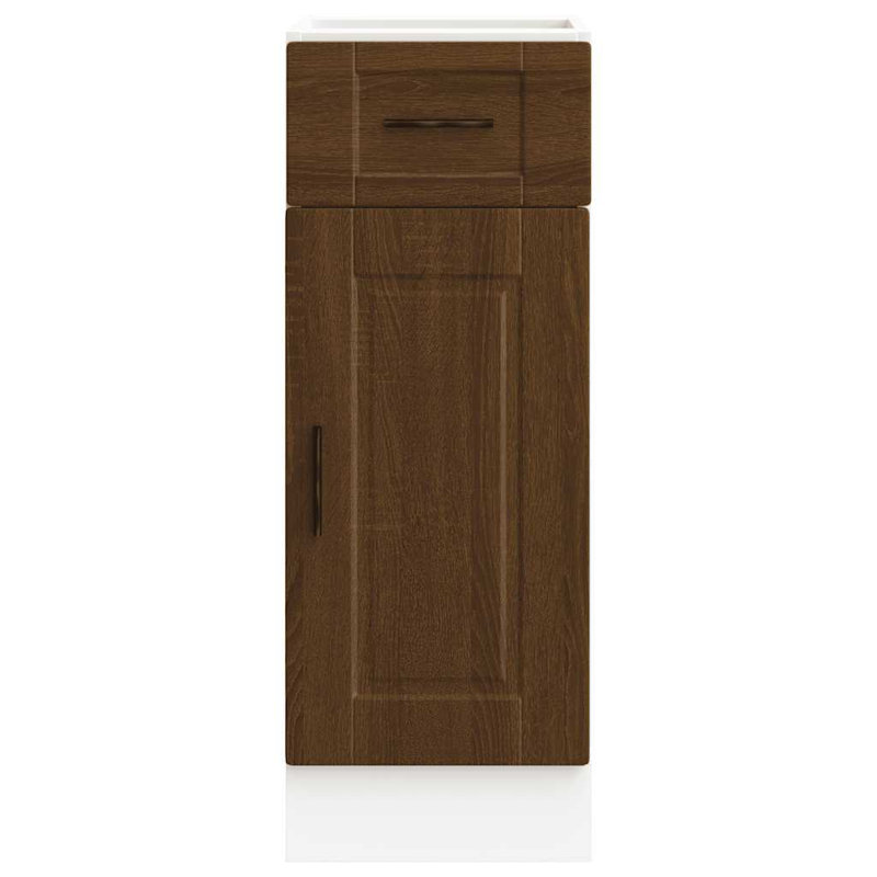 Asahel Base Unit, Brown Oak, 30 x 46 x 81.5 cm