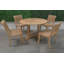 Outdoor 5 - Piece Teak Dining Set