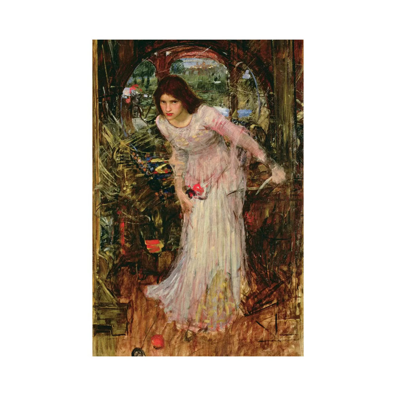The Lady Of Shalott, C.1894 by John William Waterhouse - Wrapped Canvas Gallery-Wrapped Canvas Giclée