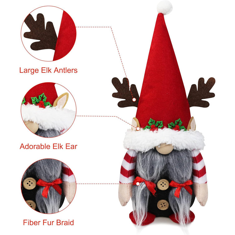 Midlee Plush Christmas Lights Dog Toy- Set of 3