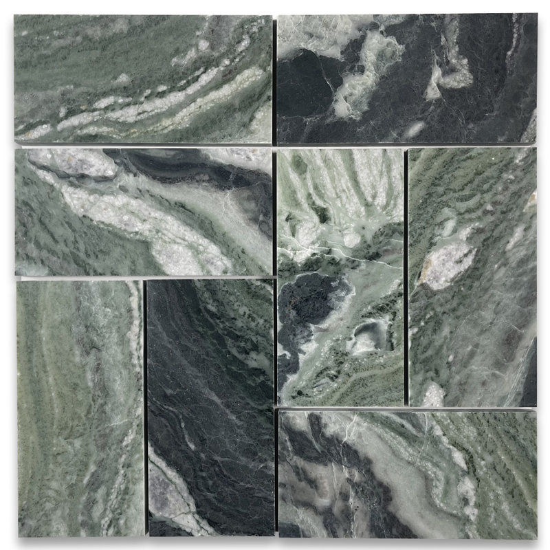 3 in. x 6 in. Honed Marble Tile