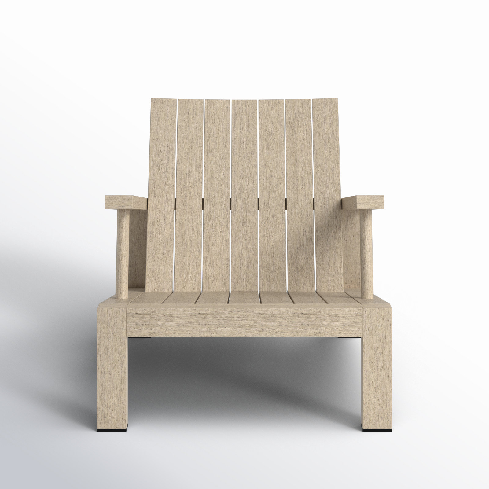 Louvinia Teak Outdoor Lounge Chair, Brown
