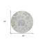 Tapis rond 8 po