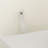 White Hidden Trash Can Cabinet With Ozone Deodorizer