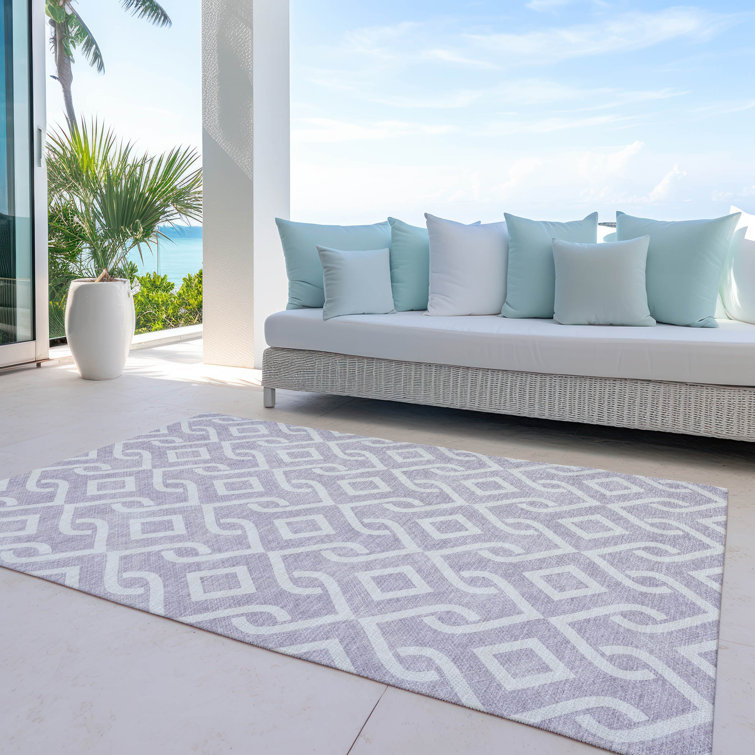 Kaylani Washable Geometric Indoor / Outdoor Rug
