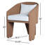 Chaise de patio avec coussin Brenna-1118218486