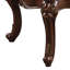 Table basse, plateau en marbre naturel et cerisier