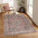 Persian Seal Plush Area Rug – Timeless Textured Accent with Non-Slip Base