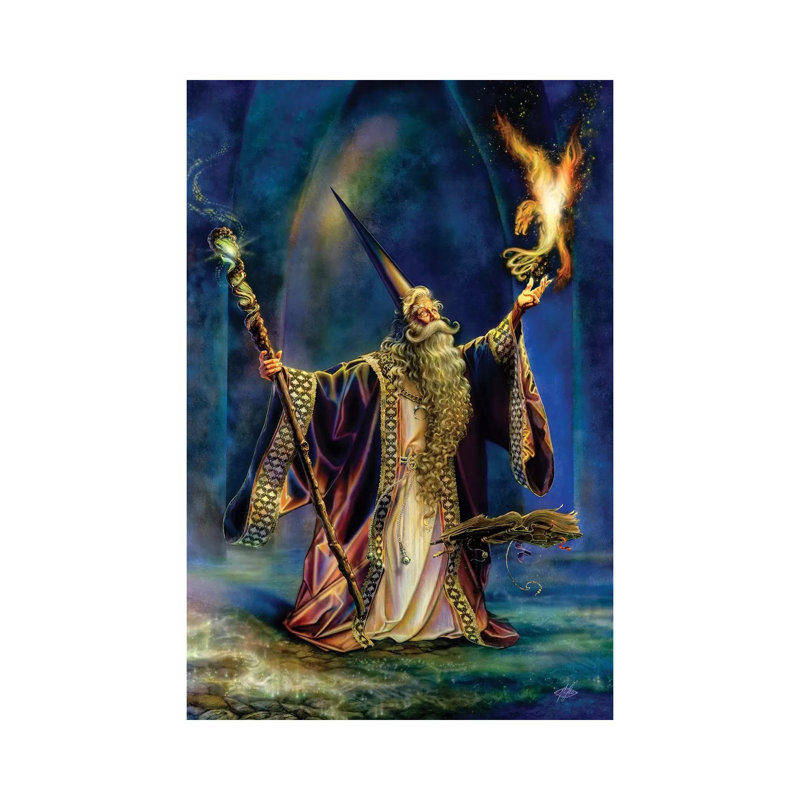 The Wizard by Myles Pinkney - Wrapped Canvas Print, 101.6 cm H x 66.04 cm W x 1.91 cm D