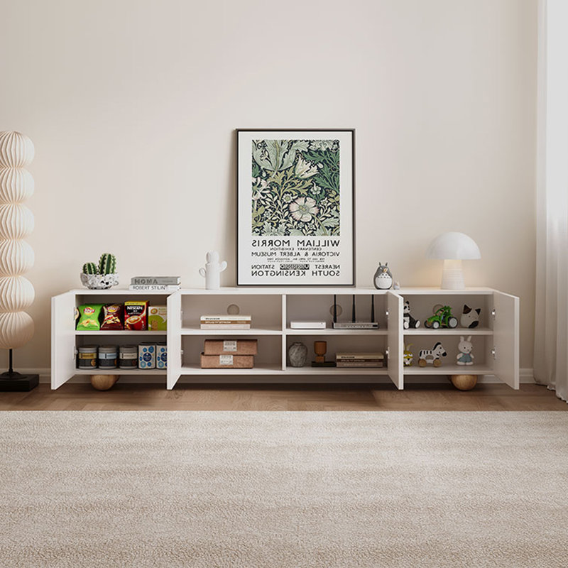 Meuble télé noir Modern Modern, 94.48"