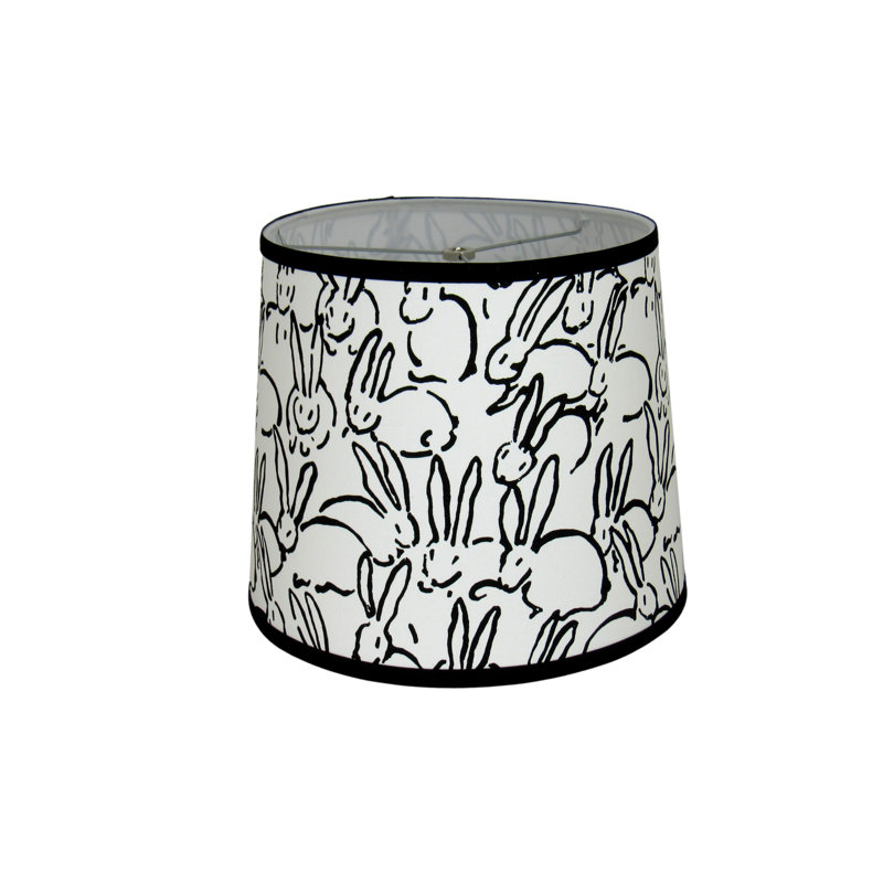 Bunny Print Lamp Shade, 9" H x 10" W x 10" D