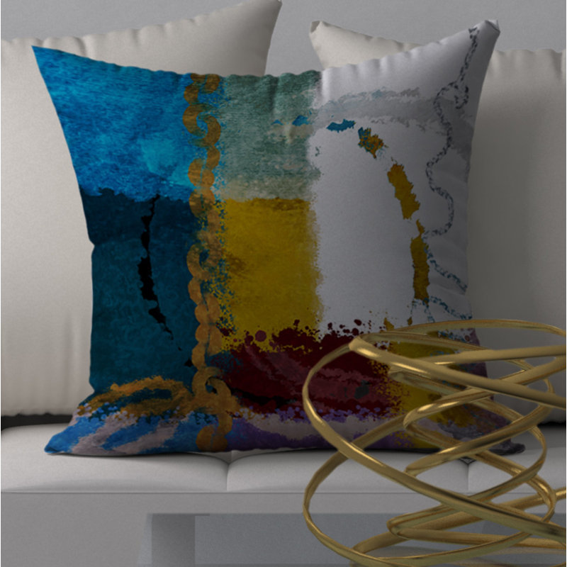 Housse de coussin carrée fragrance/insert, 18 po x 18 po