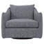 Joli Upholstered Swivel Armchair-222009165