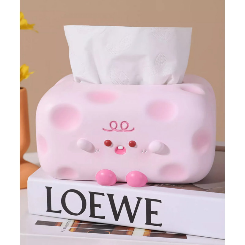 Southfield Tissue Box Cover, Pink